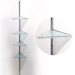 POLE - Badregal 4 Etagen - Silber