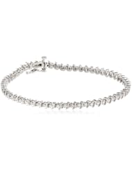 18k Gold S-Link Diamond Tennis Bracelet (1.0 cttw, H-I Color, SI2-I1 Clarity), 8"