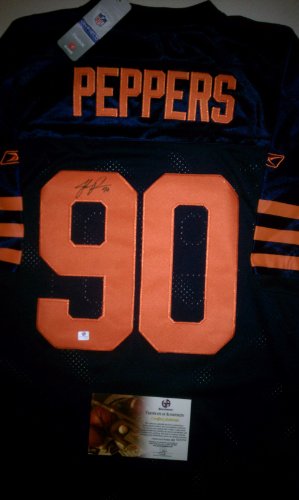 Julius Peppers Signed Chicago Bears Authentic Jersey