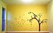 Huge Autumn Tree Decal Sticker Wall Mural Blowing in the Wind Leaves Falling