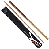 Stats Moderno 2 Piece Ash Snooker Pool Cue Stick With Free Soft Case Cover