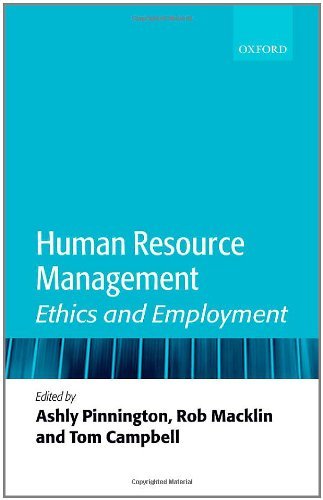 Human Resource Management: Ethics and Employment
