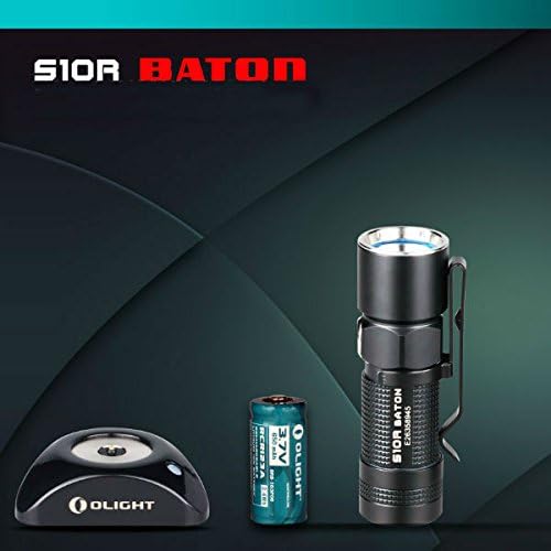 Olight S10R Baton CREE XM-L2 4Modes Rechargeable EDC LED Flashlight