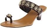 Ann Marino Womens Ivory Sandal