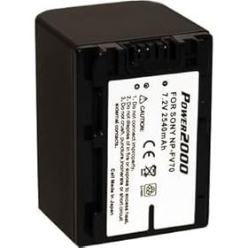 Power2000 ACD-770 Rechargeable Battery for Sony NP-FV70