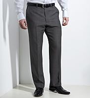 Big & Tall Sartorial Pure Wool Flat Front Trousers