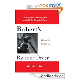 Robert's Rules of Order: Masonic Edition