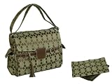 Kelly Messenger Bag in Brown Diamond