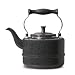 Paula Deen Enamel on Steel 2-Quart Traditional Teakettle, Charcoal