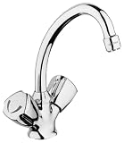 Kludi Standard 319180515 Sp&uuml;ltisch-Temperier-Einlochbatterie/Niederdruck chrom