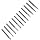 PFERD 8 Piece Aluminum/Aluminum(Double) Plus Cut Bur Set # 3 With 1/4" Shank
