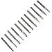 PFERD 8 Piece Aluminum/Aluminum(Double) Plus Cut Bur Set # 3 With 1/4" Shank