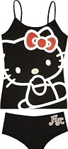Hello Kitty Black and White Cami/Panty set for women