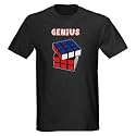 Rubik's Cube Genius Vintage Dark T-Shirt by CafePress
