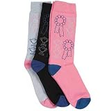 Kids Ribbon & Trophy Riding Socks