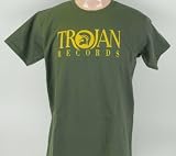 Trojan Records Jamaican Music Band tee shirt in Green, Music Band T Shirts for Mens & Boys. Sizes Small-XXL - TSHM00402