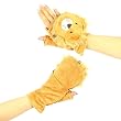 Winter Lion Flip Fingerless Mitten Warm Gloves Glomitt
