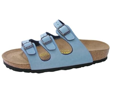 Amazon.com: Birkenstock Florida Birkibuc Triple Strap Sandal: Shoes