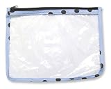 Trend Lab 104507 Clear PVC Pouch with Binding in Max Print