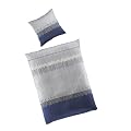 Bierbaum Wohnen 4632_31 Smail Mako-Satin Bettw�sche b�gelfrei 135 x 200 cm marine