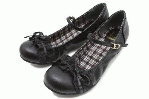 あしながおじさん リボンギャザーパンプス[CODE:0131028]