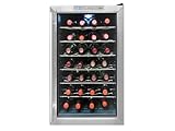 Vinotemp VT-28TEDS 28 Bottle Thermoelectric Wine Cooler - Black-Stainless