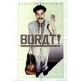 Borat Movie (Sacha Baron Cohen Holding Flag) Poster Print - 24x36