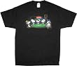 Peanuts Snoopy Black Poker T-Shirt Tee