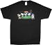 Peanuts Snoopy Black Poker T-Shirt Tee