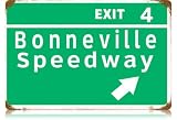 12x18 Bonneville Speedway Exit Nostalgic Metal Sign V482