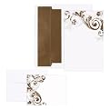 Brown&Silver Foil Flourish Wed Kit