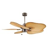 Ellington TAH52CB5 Tahiti 52-Inch Five-Blade Ceiling Fan for Damp Locations, Caribbean... by Ellington