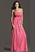 Strapless Pink Sequin Dresses by Faviana