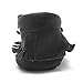 SAYOYO Black Bow Tassels Soft Sole Leather Infant Toddler Prewalker Shoes (6-12 Months, Black)