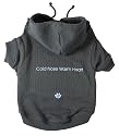 K9 Cold Nose Warm Heart Hoodie For Dogs, Grey, Medium
