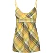 FULL TILT Womens Plaid Cami - Yellow/Green
