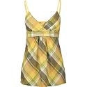 FULL TILT Womens Plaid Cami - Yellow/Green