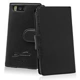 BoxWave Droid X Designio Leather Case - Premium Grade 100% Genuine Leather Wallet Style Flip Cover Case - Droid X Cases and Covers (Horizontal Flip Cover)