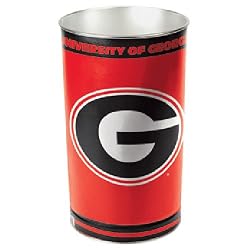 Georgia Bulldogs NCAA Tapered Wastebasket (15 Height) by Wincraft