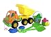 Big Construction Dump Truck Sand Toy Set (8 Pcs. Set)