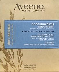 Aveeno Fragrance Free Soothing Bath Treatment, 8-Count