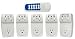5 Wireless Controlled Electrical Switch Socket Outlets with 1 Remote (Battery Included)