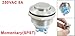 Uxcell a13040500ux0150 Stainless Steel Momentary Push Button Switch 22mm Flush Mount SPST