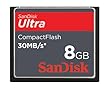 SanDisk SDCFH-008G-U46 Ultra Carte M�moire CompactFlash 30 Mo/s 8 Go