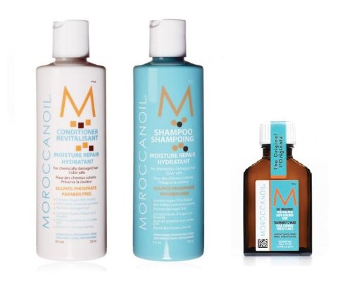 New Moroccanoil Shampoo & Conditioner & Treatment .85oz 41TblnP5ymL. SL160 New Moroccanoil Shampoo & Conditioner & Treatment .85oz