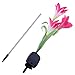 URgreat Solar Powered LED Color Changing Lily Flower Garden Light Lawn Lamp Waterproof red
