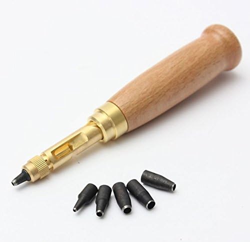 Hot Sale 6 Tip Size 1.5 - 4mm Screw Hole Punch/auto Leather Tool Book Drill Craft Kit