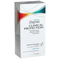 Degree Clinical Protection, Women's Anti-perspirant and Deodorant, Shower Clean, 1.7-Ounce Stick (Pack of 2)