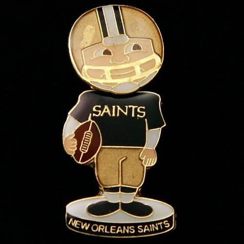 New Orleans Saints Bobblehead Football Player Pin