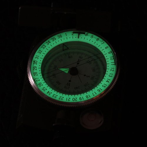 Pellor - Boussole de randonnée - Américanisme vert olive